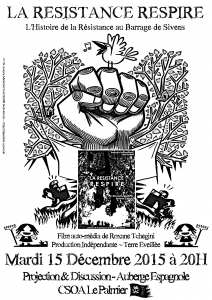 La Résistance Respire Film Flyer A4 NB