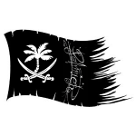 Drapeau Logo Palmier